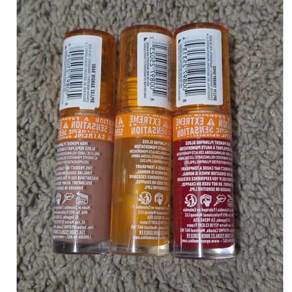 NYX Duck‎ Plump Lip Gloss Bundle of 3 - Cherry Spice, Clearly Spicy, Bangin Bare - Picture 2 of 3